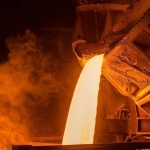 World steel production up