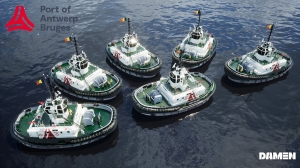 Antwerp-Bruges’ Damen contract to include Europe’s first, all-electric tug