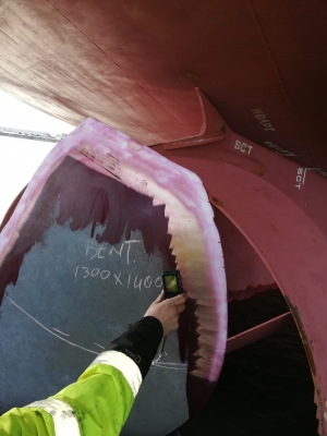 Bulker propeller repair avoids costly drydocking