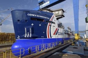 Damen aggregates dredger launched 