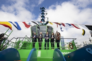 Damen’s first all-electric tug delivered to Ports of Auckland