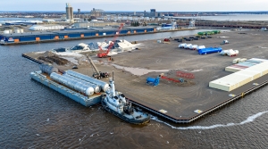 Duluth’s rebuilt Berth 10 welcomes first vessel and cargo operation