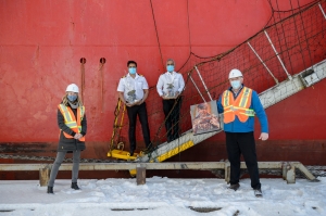 Federal Kushiro first vessel of 2021 at Trois-Rivières  