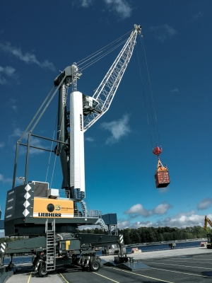 First fossil-free diesel Liebherr MHC