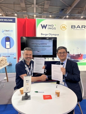 HHI and BAR Technologies sign MoU for WindWings collaboration