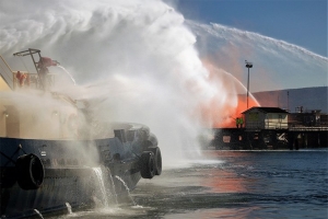 kembla reopens port australia blaze bulk ship after