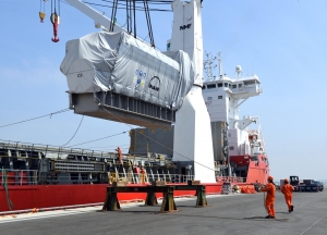 Rhenus delivering for power station  