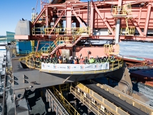 Sept-Îles and Logistec reach important iron ore handling milestone