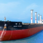 Anemoi Rotor Sails installed on U-Ming VLOC at COSCO Shipyard