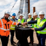 Construction of new quay in Vlissingen underway