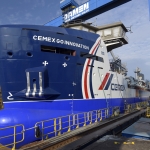 Damen aggregates dredger launched 