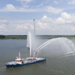 Damen delivers electric fire-fighting vessels in Hamburg