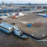Duluth&rsquo;s rebuilt Berth 10 welcomes first vessel and cargo operation