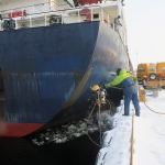 Hydrex underwater repairs in winter conditions 