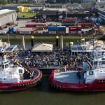 Naming ceremony for Damen tugs in Rotterdam