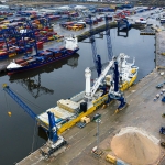 New electric cranes at Tees Dock offer sustainability boost 