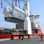 Rhenus delivering for power station  