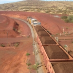 Rio Tinto’s first Western Australian-made iron ore rail cars 