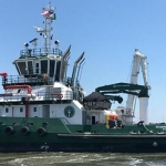 Seaway tugboat arrives in Massena, New York