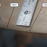 Small propellor defects can result in increased radiated noise