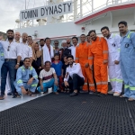 Tomini bulker crew display excellent seamanship to carry out rescue at sea