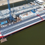 World’s first hybrid solar-powered inland shipping vessel