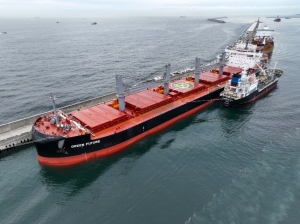 Ulsan Port achieves Korea’s first green methanol STS Bunkering for bulk carrier
