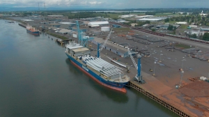 Vancouver USA’s longest wind blades shipment 